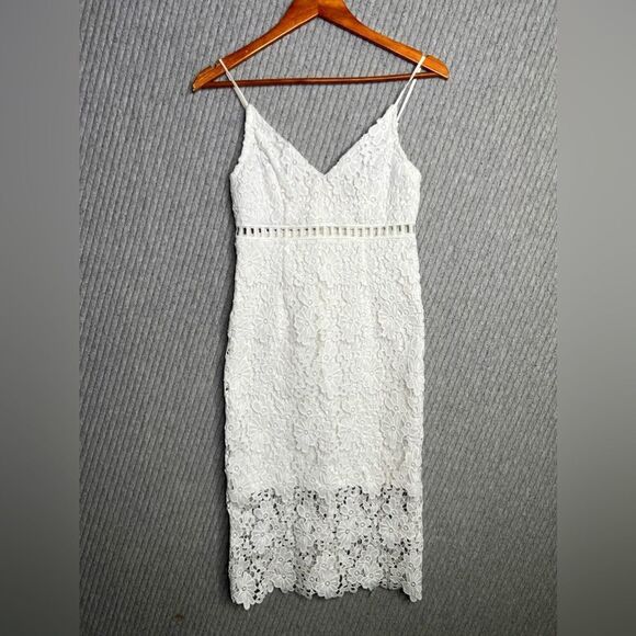 Forever 21 Womens Dress Lace Sleeveless Adjustable Straps‎ Size Small - Picture 1 of 8